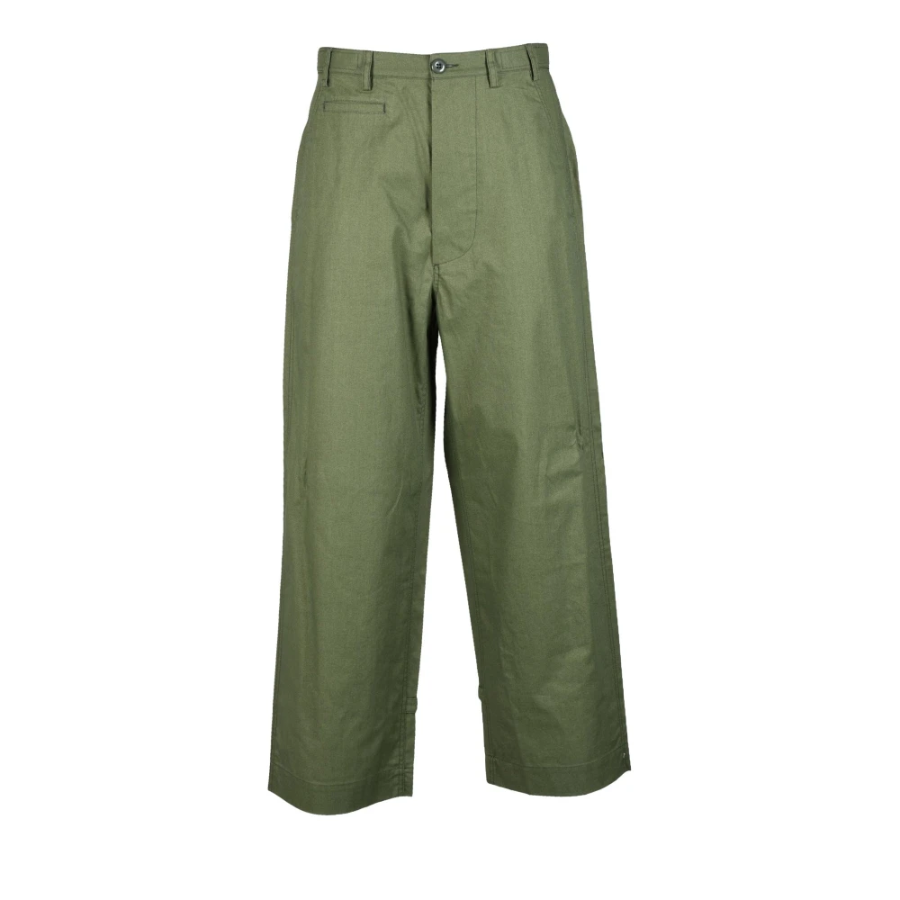 Kenzo Stijlvolle katoenen broek Green Heren