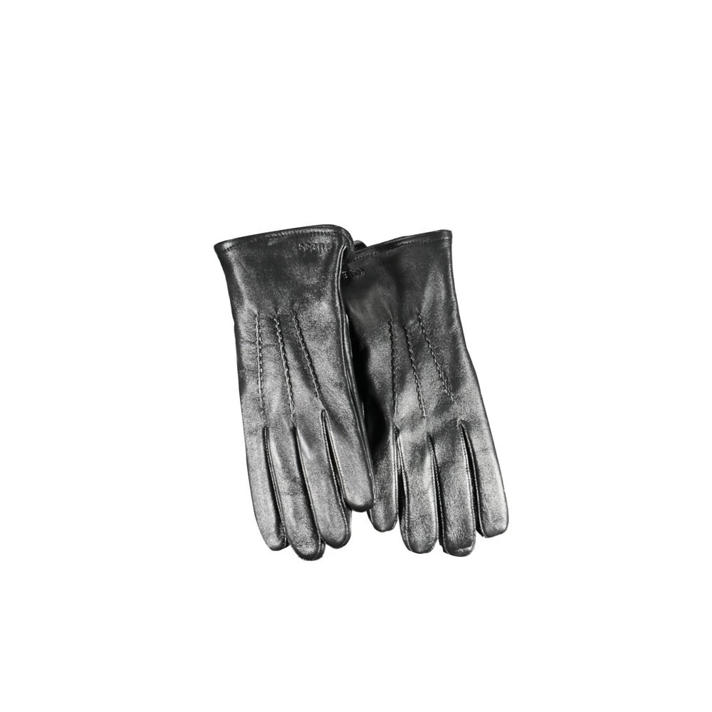Guess , Gloves, Male, Black, L, Leather Glove