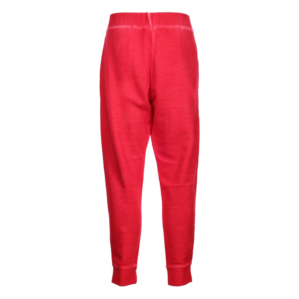 Dsquared2 Gedrukte Slim-Fit Sweatpants Red Heren