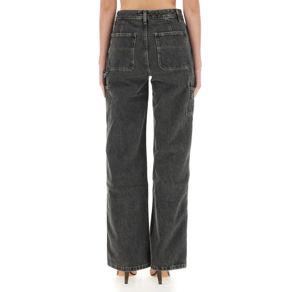 Helmut Lang Klassieke Denim Straight Jeans Black Dames