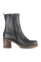 elegantes-bottines-vertes-en-cuir