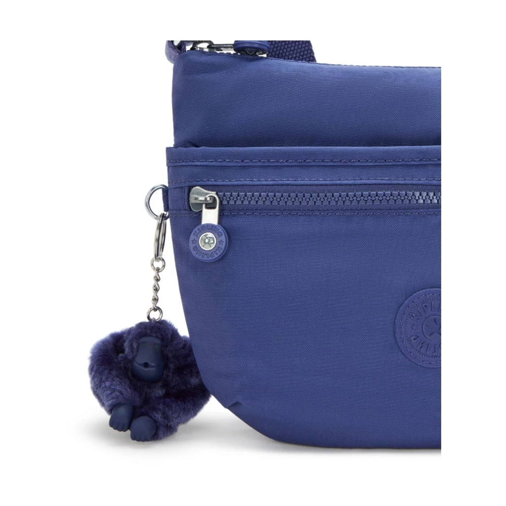 Kipling Compacte Crossbody Tas met Meerdere Zakken Blue Unisex