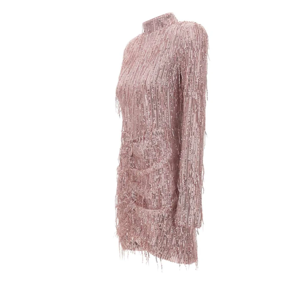 Rotate Birger Christensen Stijlvolle Jurk Pink Dames