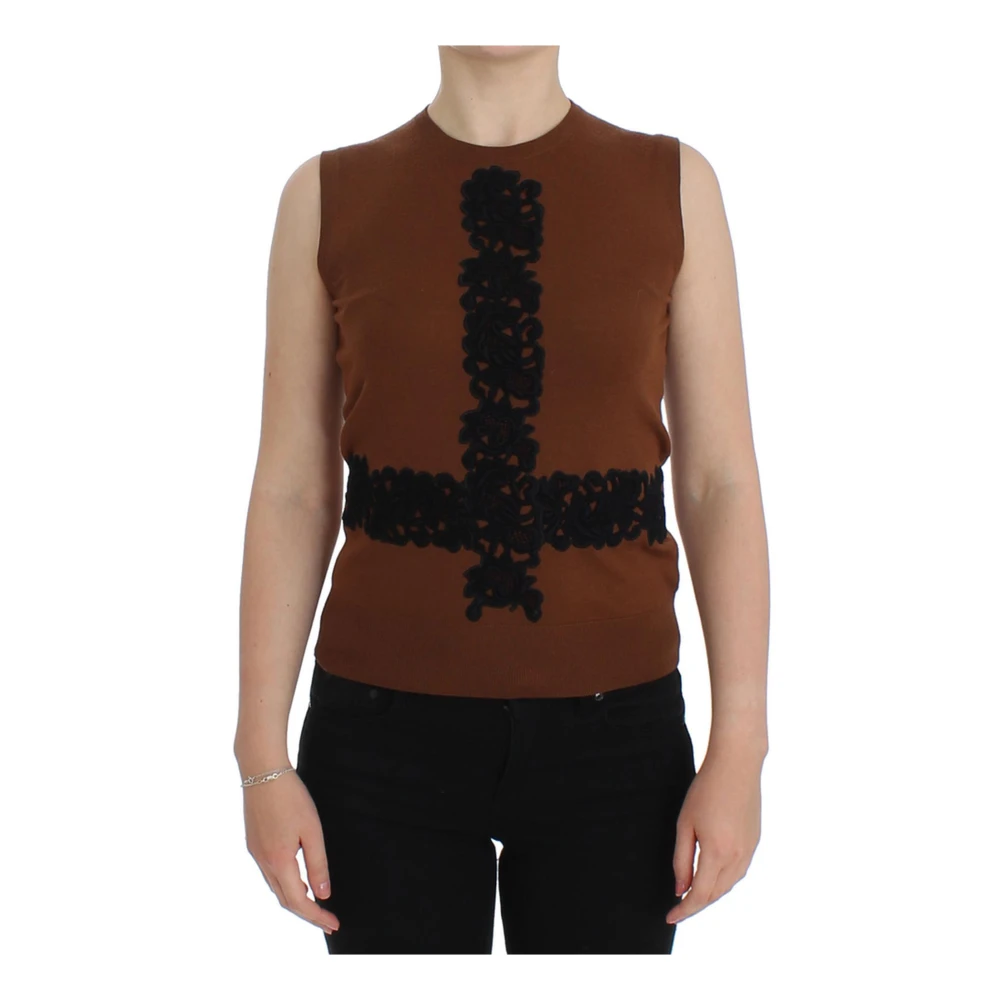 Tops > Sleeveless Tops - - Dolce & Gabbana - Modalova