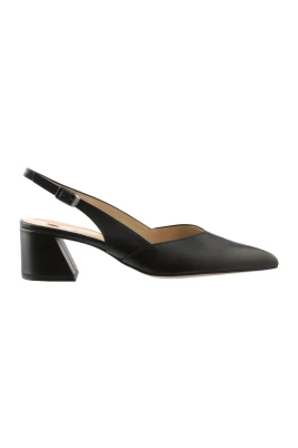 Moderne Slingpumps med Twist