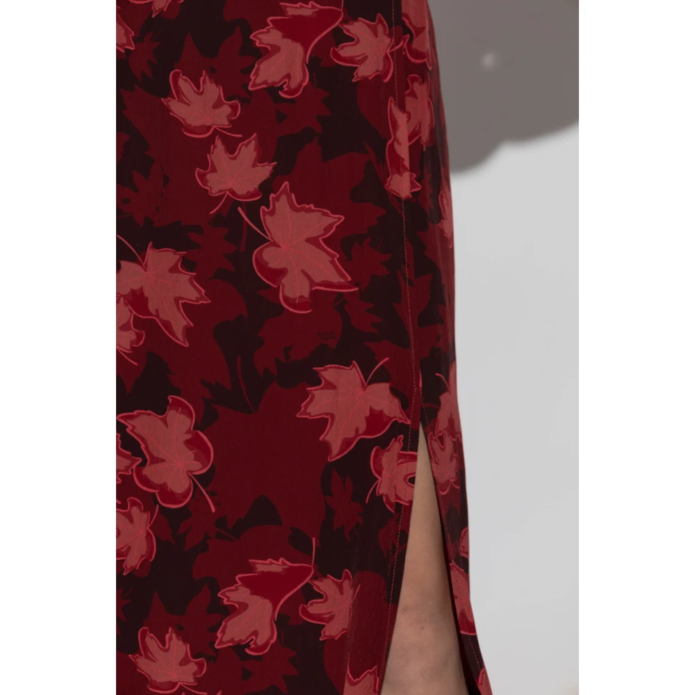 Maison Kitsuné Rok met print Red Dames