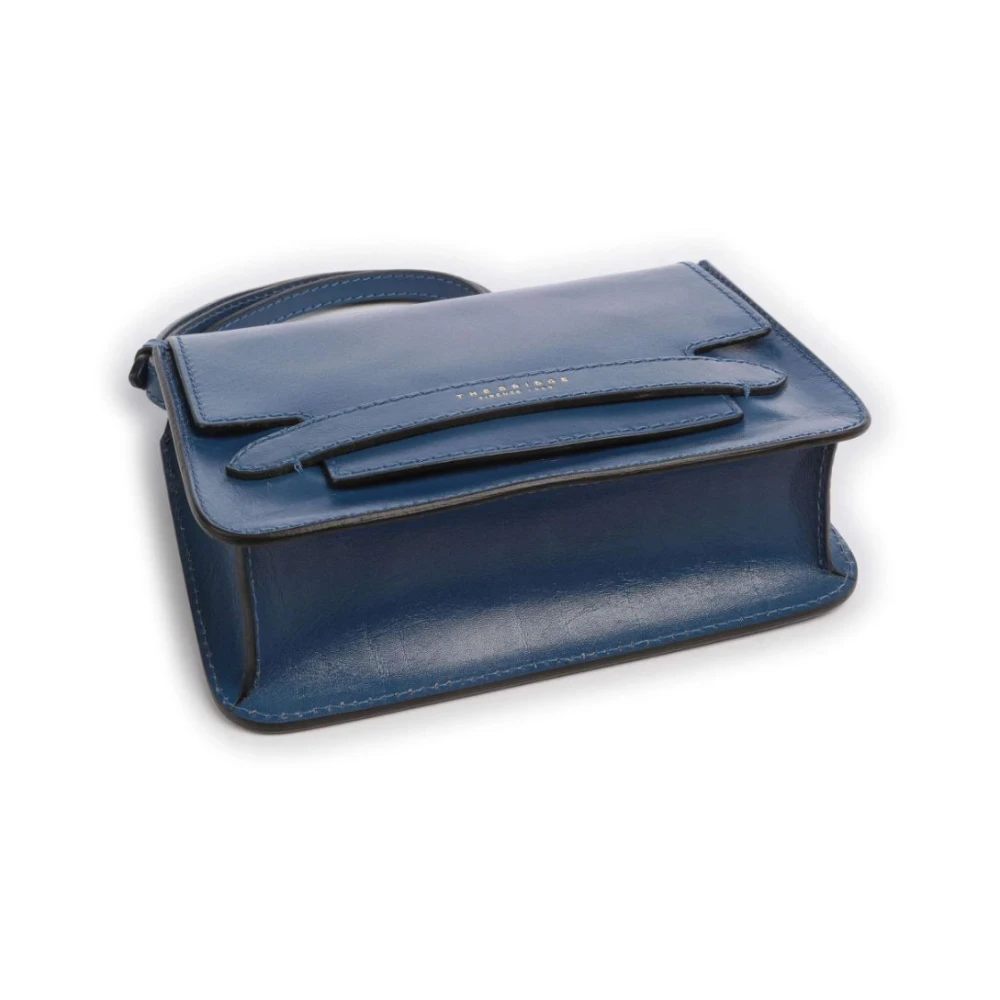 The Bridge Lucrezia Leren Tas Blue Dames