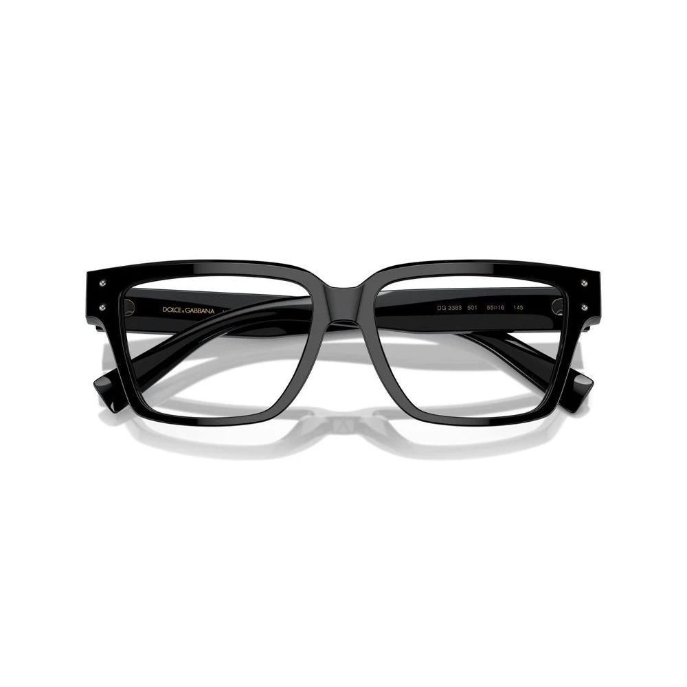Dolce & Gabbana Zwarte Brillenmontuur DG 3383 Zonnebril Black Unisex