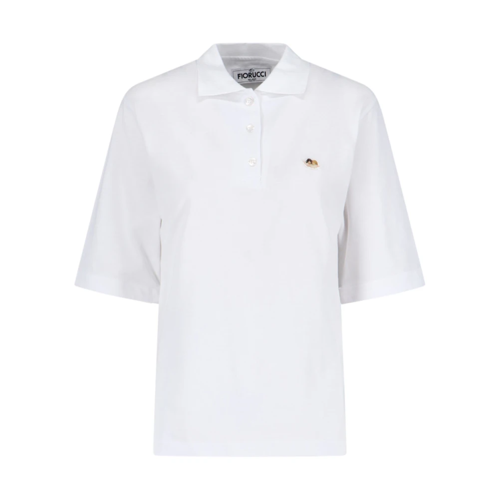 Fiorucci Witte Polo T-shirts en Polos White Dames