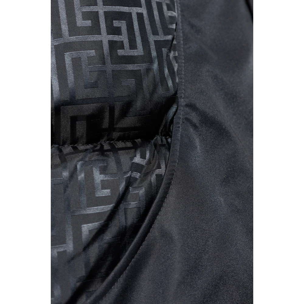 Balmain Vest met monogram Blue Heren
