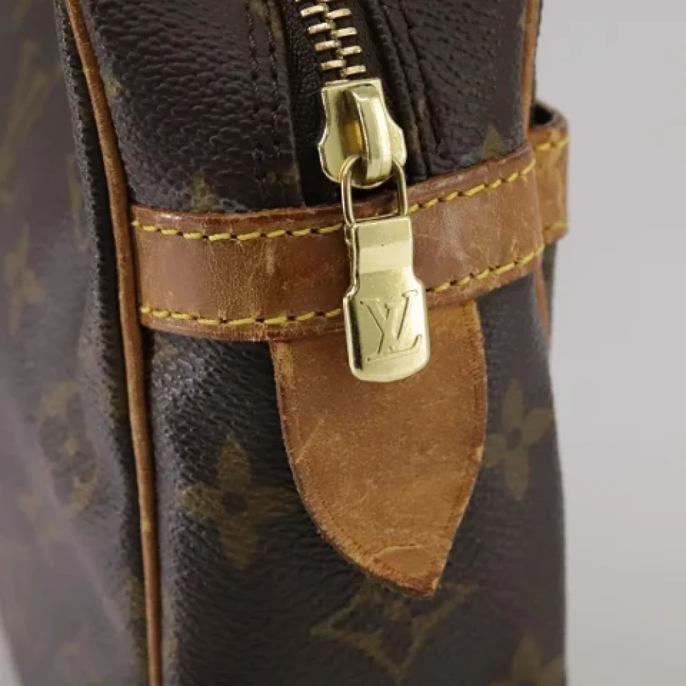 Louis Vuitton Vintage Pre-owned Canvas clutches Brown Dames