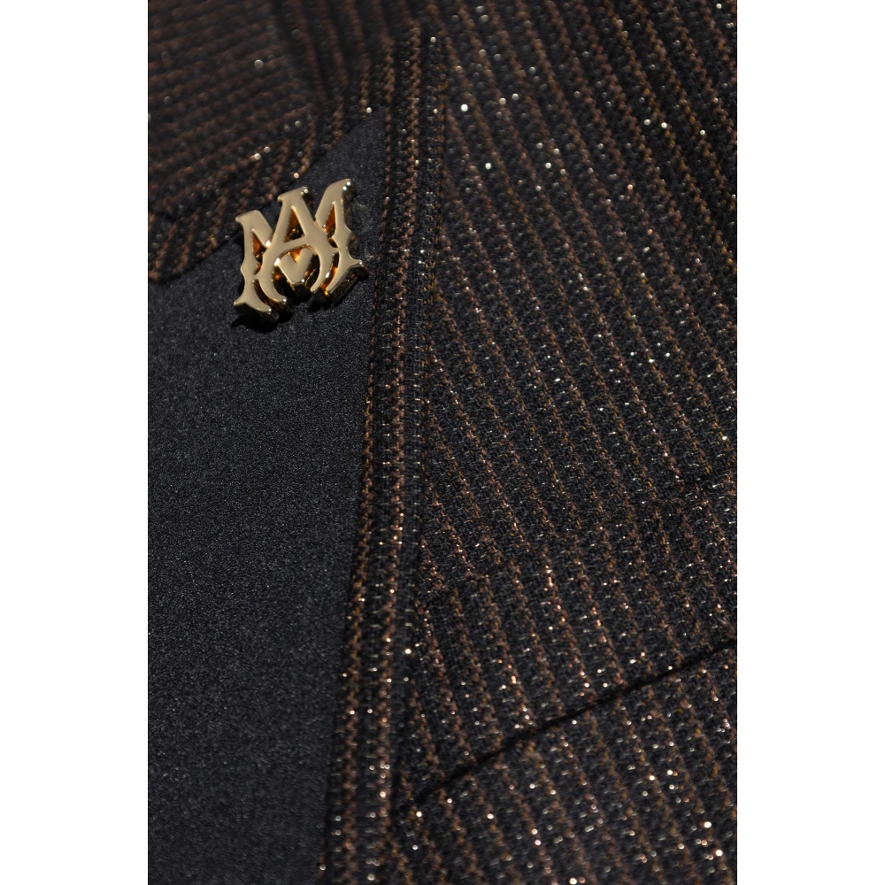 Amiri Gestreepte Blazer Brown Heren