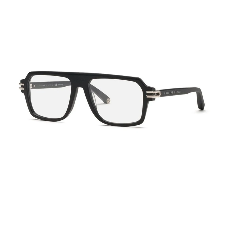 Philipp Plein Men's Black Glasses, 56 Mm, Optical Frame