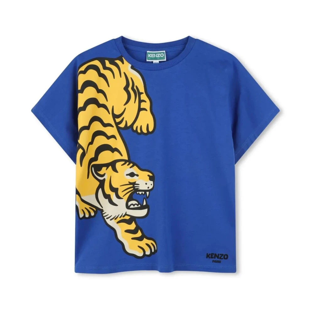 Kenzo Blå Bomull T-shirt Blue, Pojke