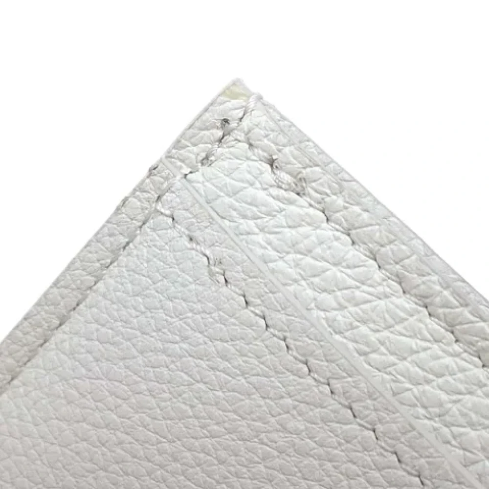 Louis Vuitton Vintage Pre-owned Leather wallets White Dames