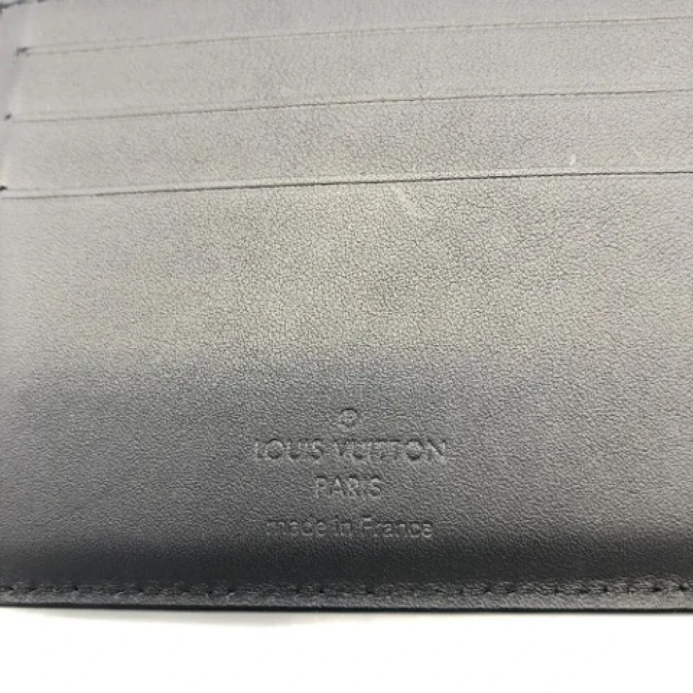 Louis Vuitton Vintage Pre-owned Leather wallets Black Unisex