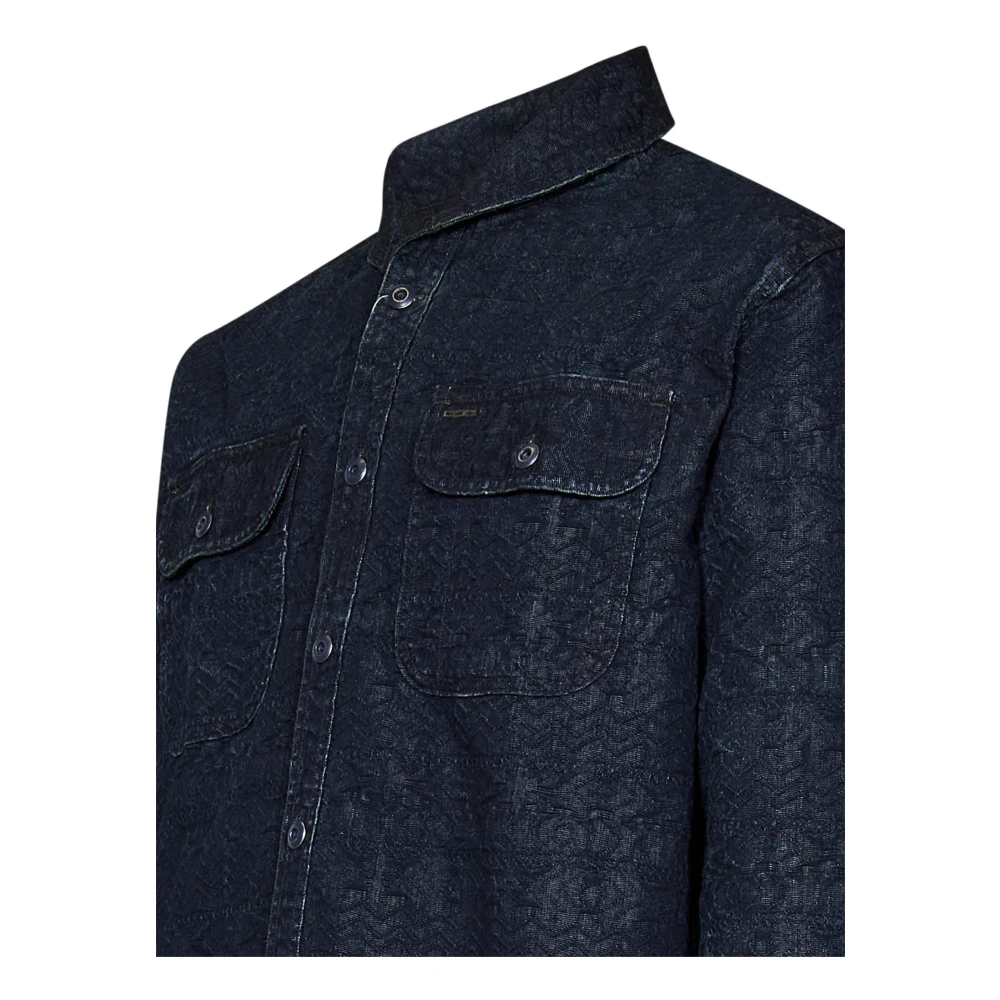 Ralph Lauren RRL Overhemden Blauw Blue Heren
