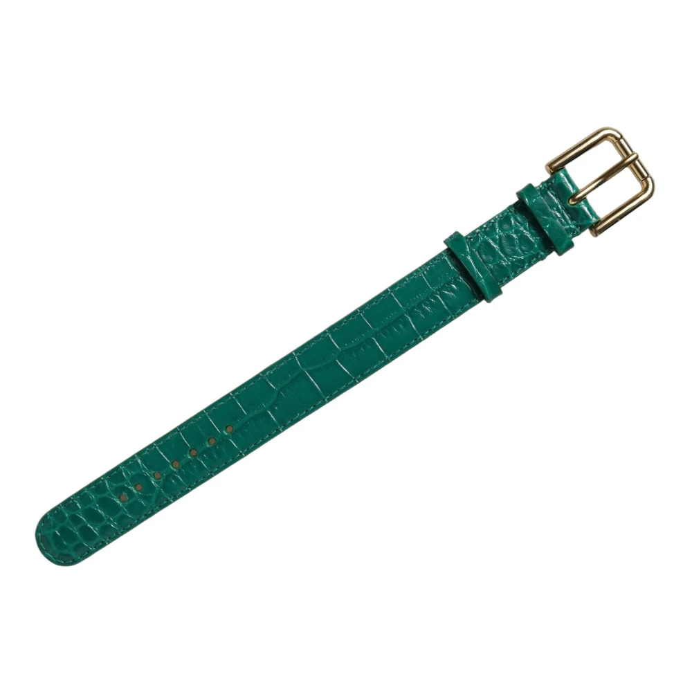 Dolce & Gabbana Green Bracelets, Female, One Size, Bracelet Belt