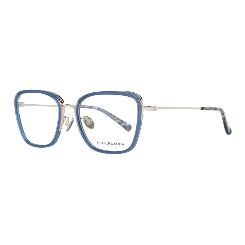 Scotch & Soda Blauwe Vierkante Optische Brillen voor Vrouwen Blue Dames