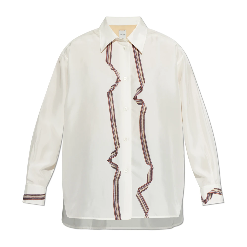 Paul Smith Women's White Silk Shirt - Shirts - Xs - Blouses & Shirts