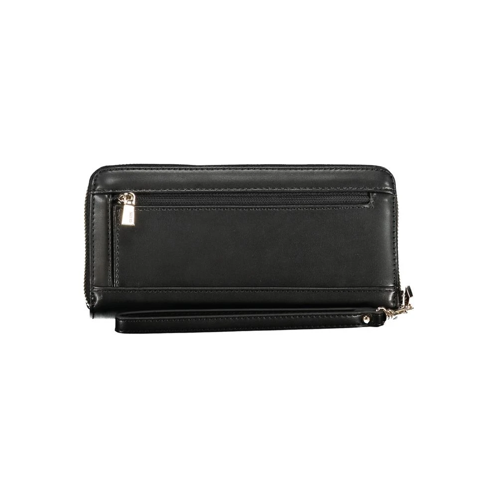 Guess Zwarte Portemonnee met Meerdere Compartimenten Black Dames