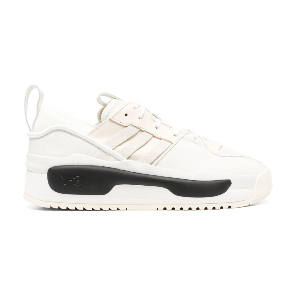 Y-3 Multifärgade Platta Skor White, Herr