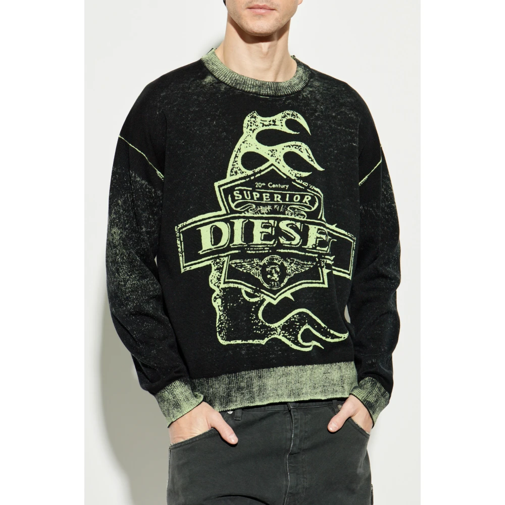 Diesel Trui K-Belez Black Heren