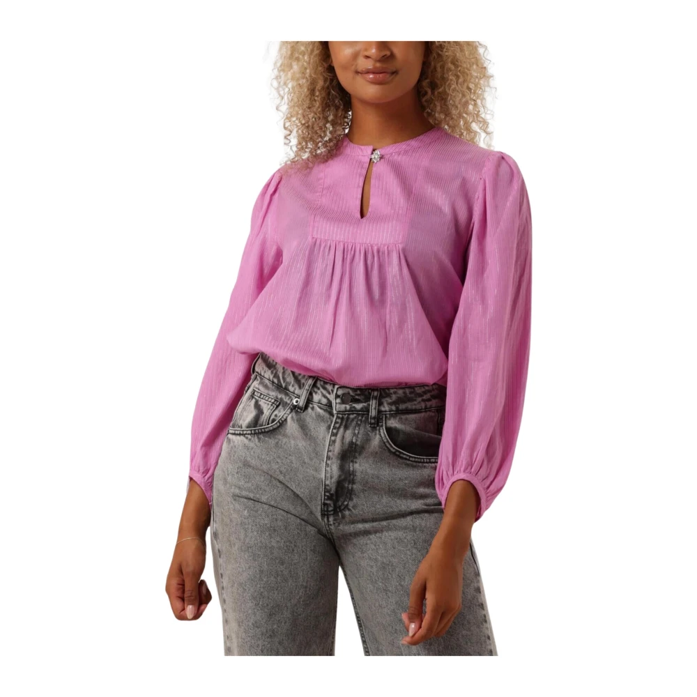 Moliin Elegant Pink June Blouse Pink Dames