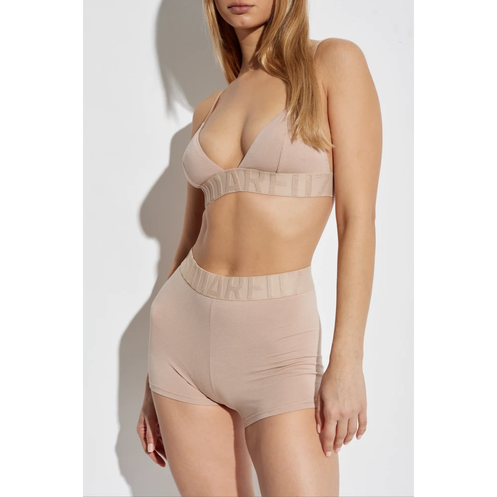 Dsquared2 Boxershorts met logo Beige Dames