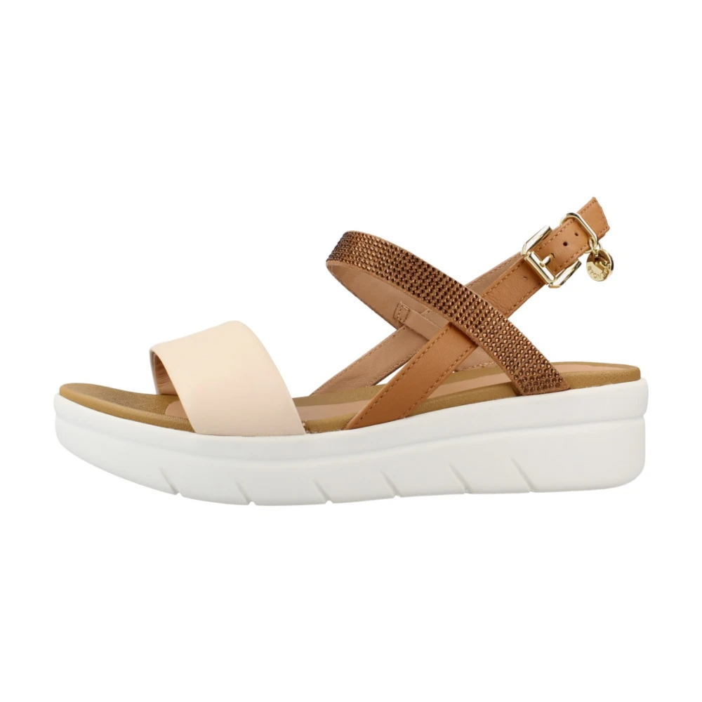 Stonefly Donna Marrone - Aqua Iii 22 Wedge Sandal - Shoes - 37 Eu