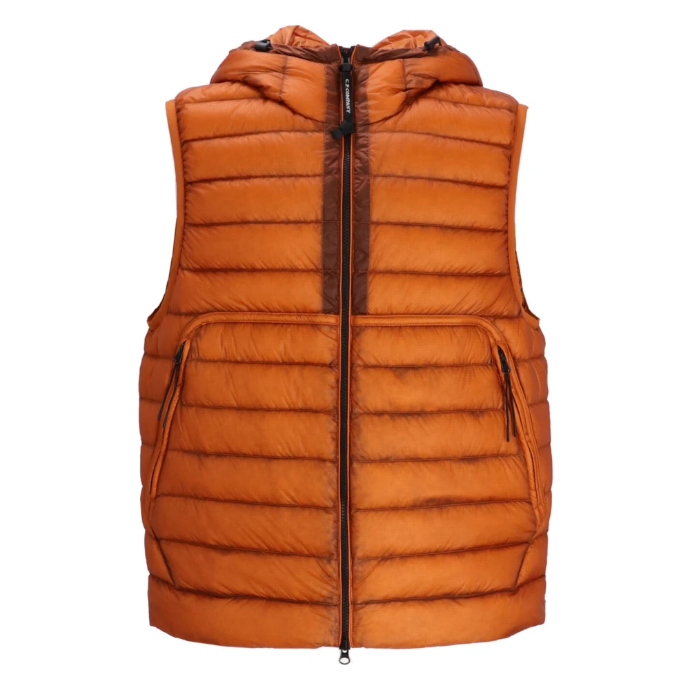 C.P. Company Stijlvolle Vest voor Buitenkleding Orange Heren