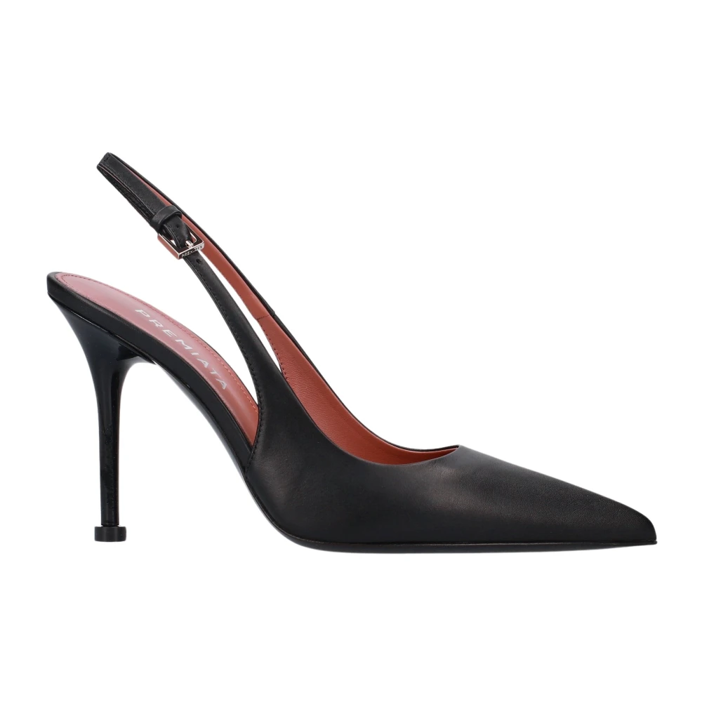 Premiata Black Pumps, Female, 6 Uk, Leather Slingback Pumps