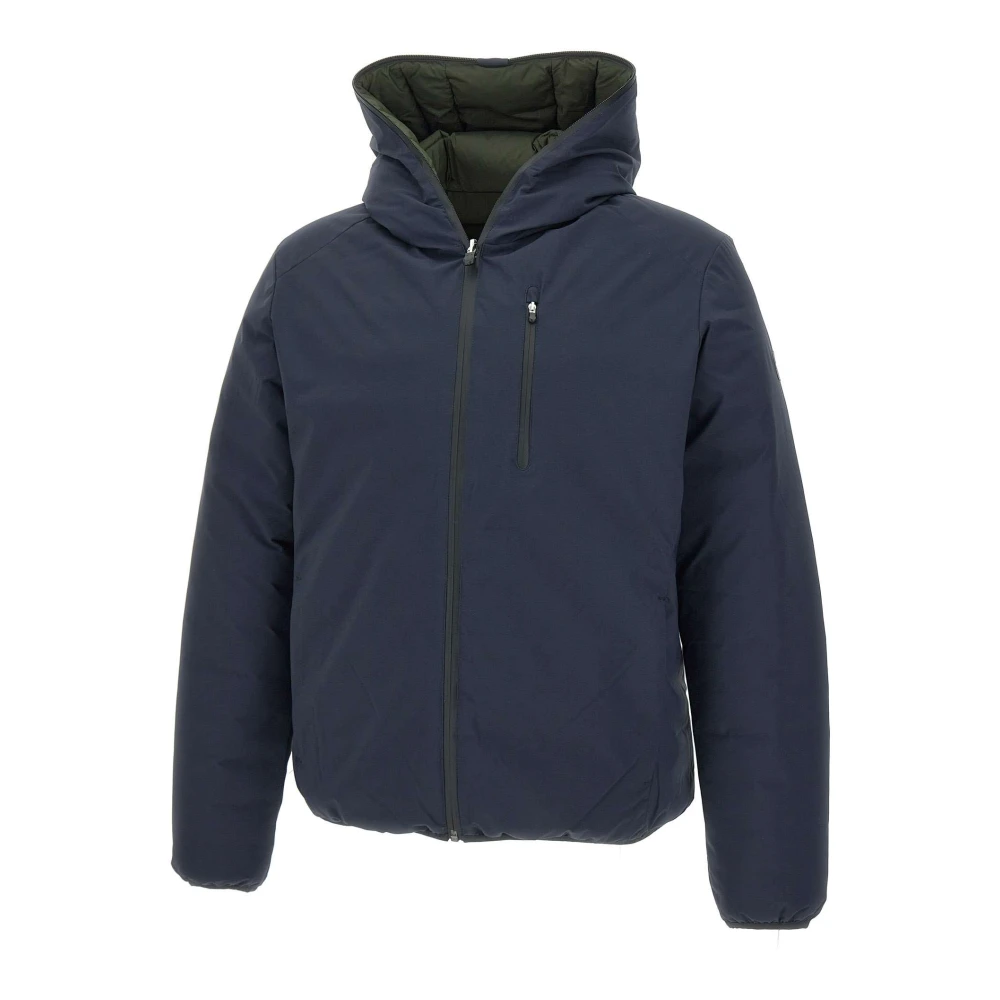 Save The Duck Omkeerbare capuchonjas marineblauw Blue Heren