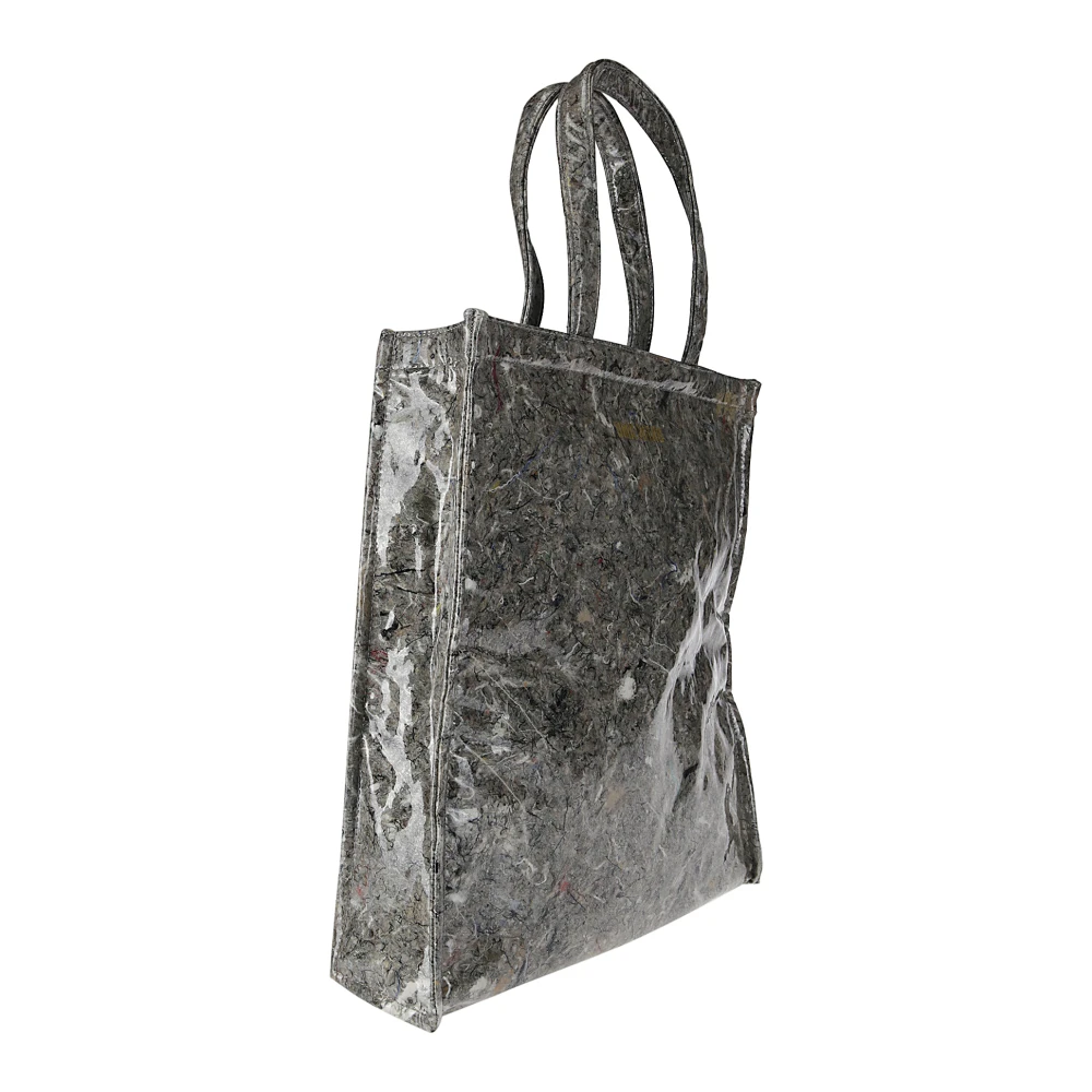 UMA Wang Schoudertas met Logoprint Gray Dames