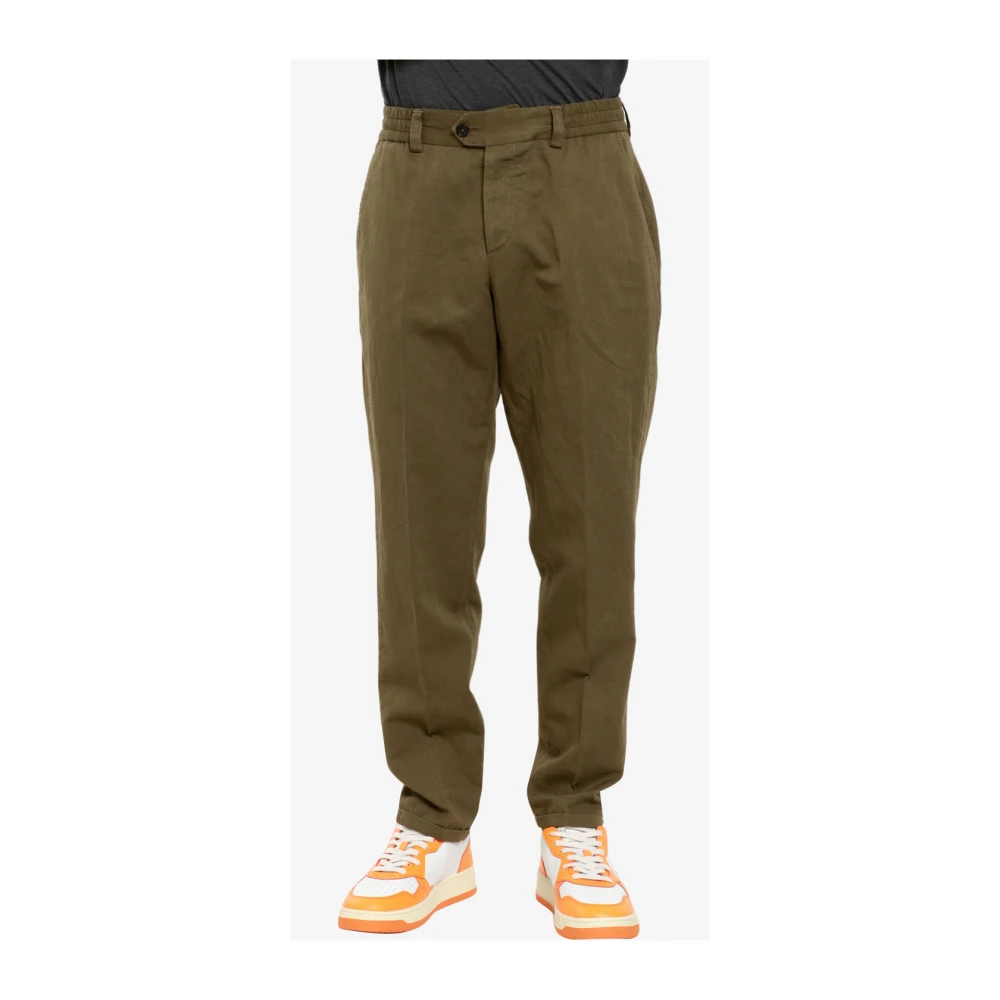 PT Torino Militaire katoenen broek met darts Green Heren
