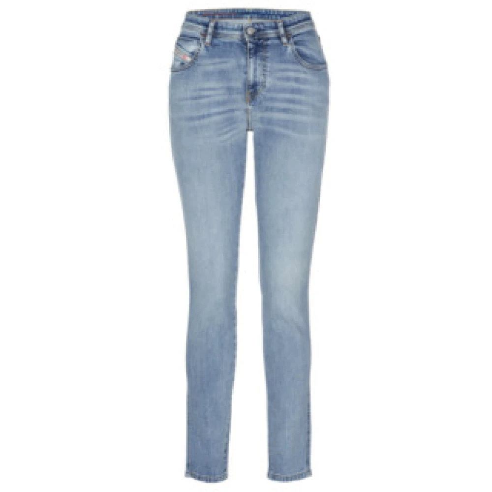 Diesel Vrouw Blauw Jeans Dames, W27 L32, E Dames Jeans Klassieke Pasvorm