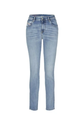 Blå Damjeans Klassisk Passform