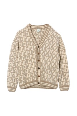 logo-knit-cardigan-sweater