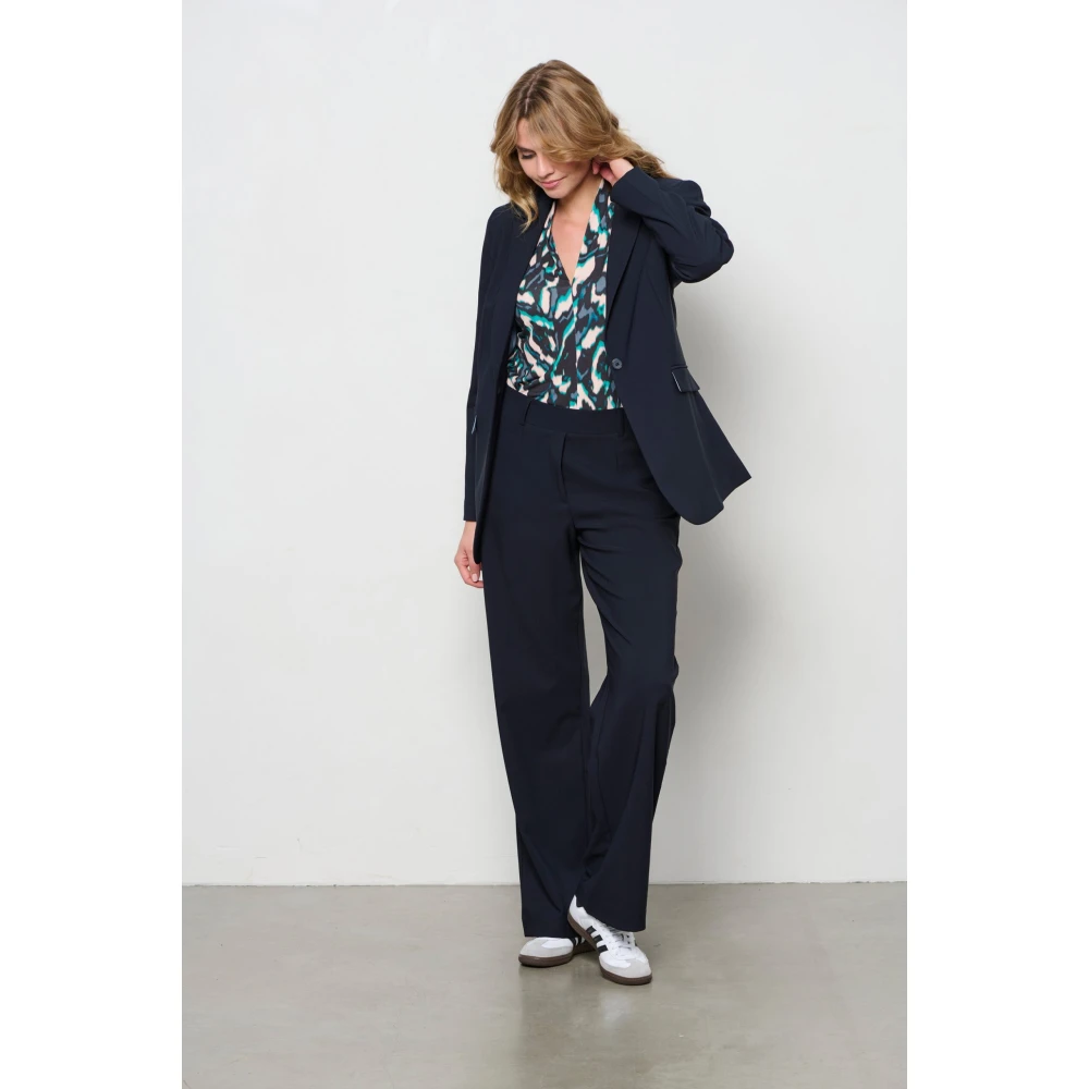 &Co Woman Bloes met lange mouwen en ruches Multicolor Dames