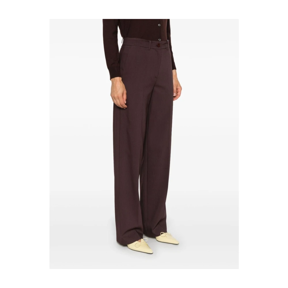 Alysi Wijde Urban Broek in Barolo Stijl Brown Dames