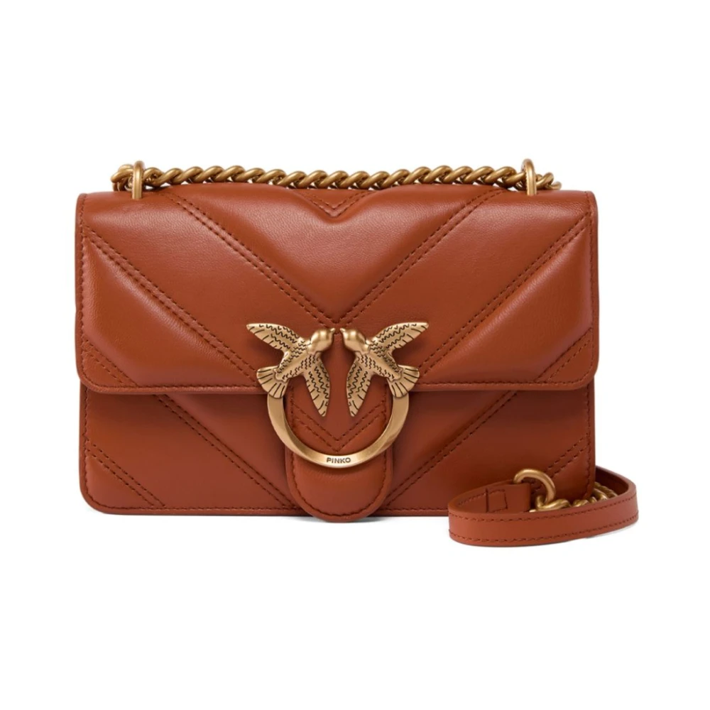 pinko Rode Love Birds Schoudertas Red Dames