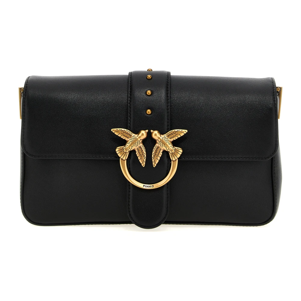 Pinko Women's Black Cross Body Bags, One Size, Love One Classic Crossbody Bag