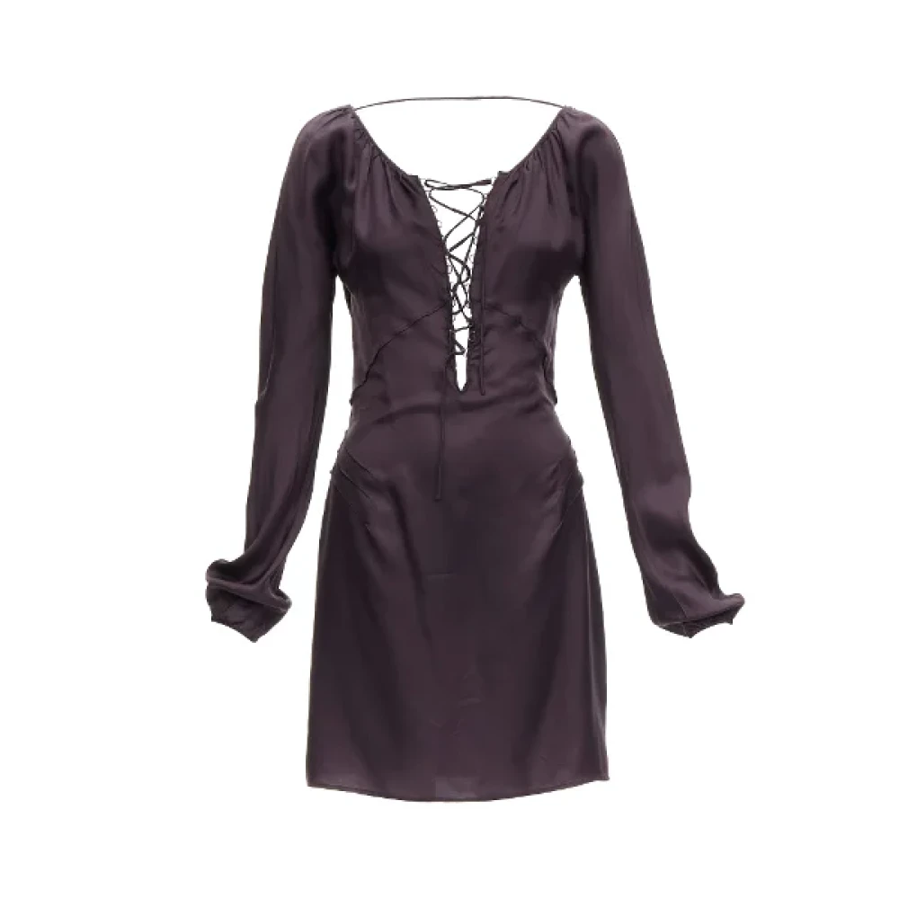 Gucci Vintage Pre-owned Fabric dresses Purple Dames