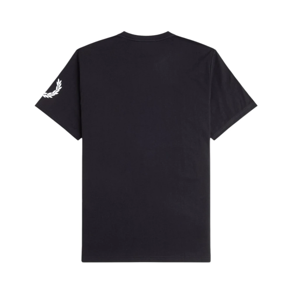 Fred Perry Casual Katoenen T-shirt voor Dagelijks Gebruik Black Heren