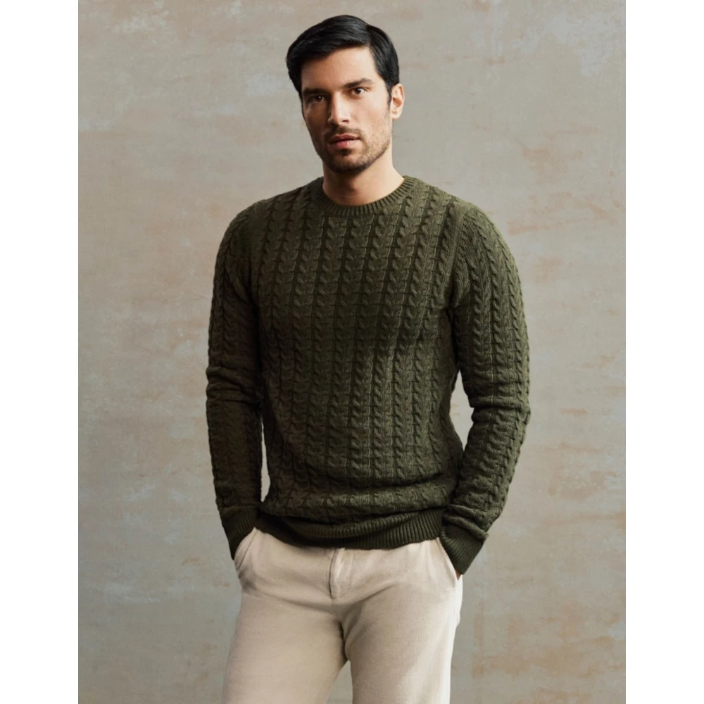 Cavallaro Groen Orvieto Stijlvol Overhemd Green Heren