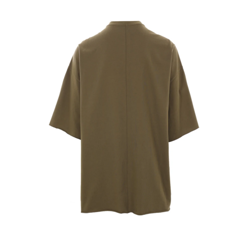 Rick Owens Oversized katoenen T-shirt Green Heren