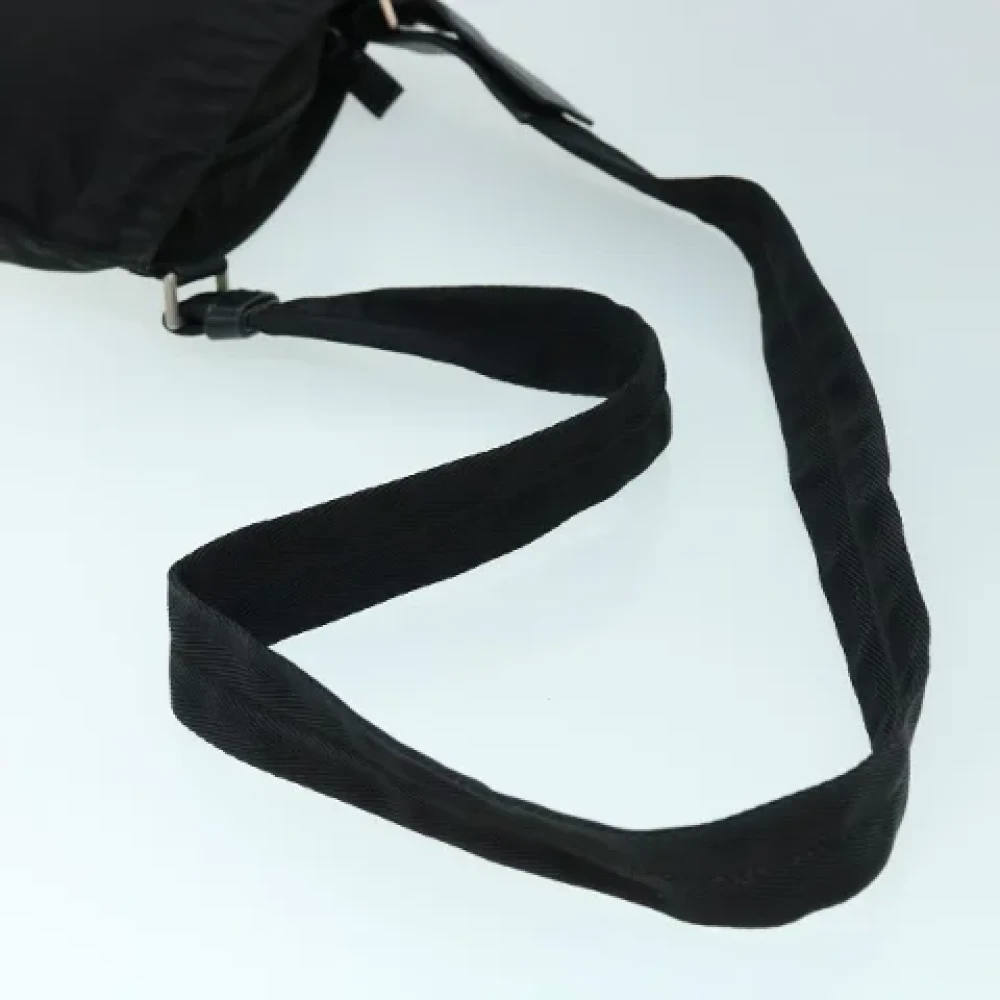 Prada Vintage Pre-owned Nylon prada-bags Black Dames
