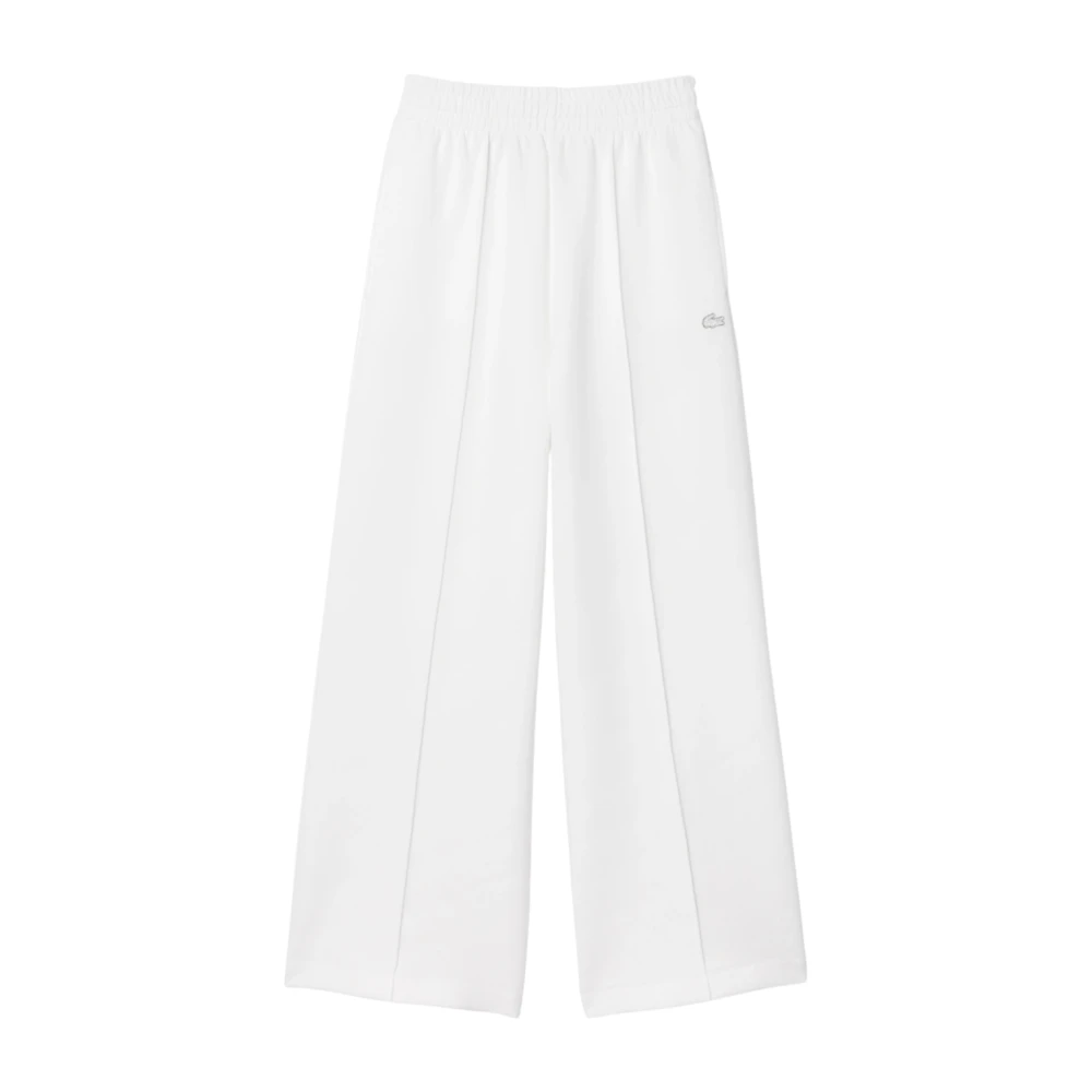 Lacoste Women's White Wide Trousers