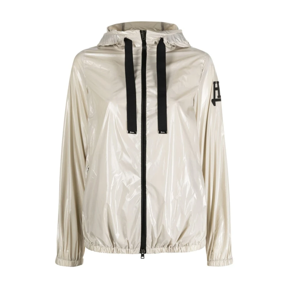 Herno Beige Lightweight Jacket - Female - Light Jackets - S - Jackets