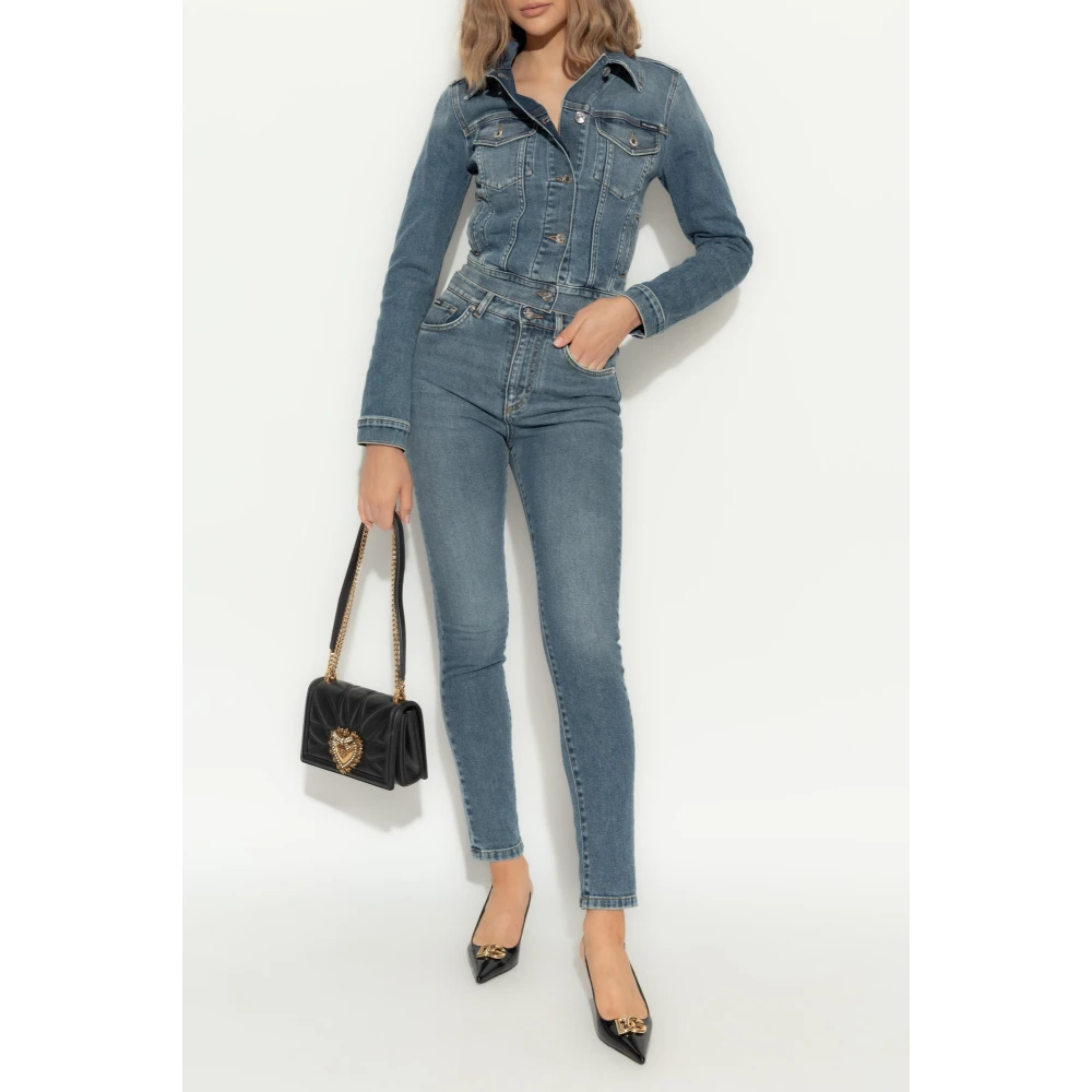 Dolce & Gabbana Tapered leg jeans Blue Dames